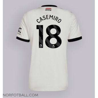 Billige Fotballdrakt Manchester United Casemiro #18 Replika Tredjedrakt 2024-25 Kortermet